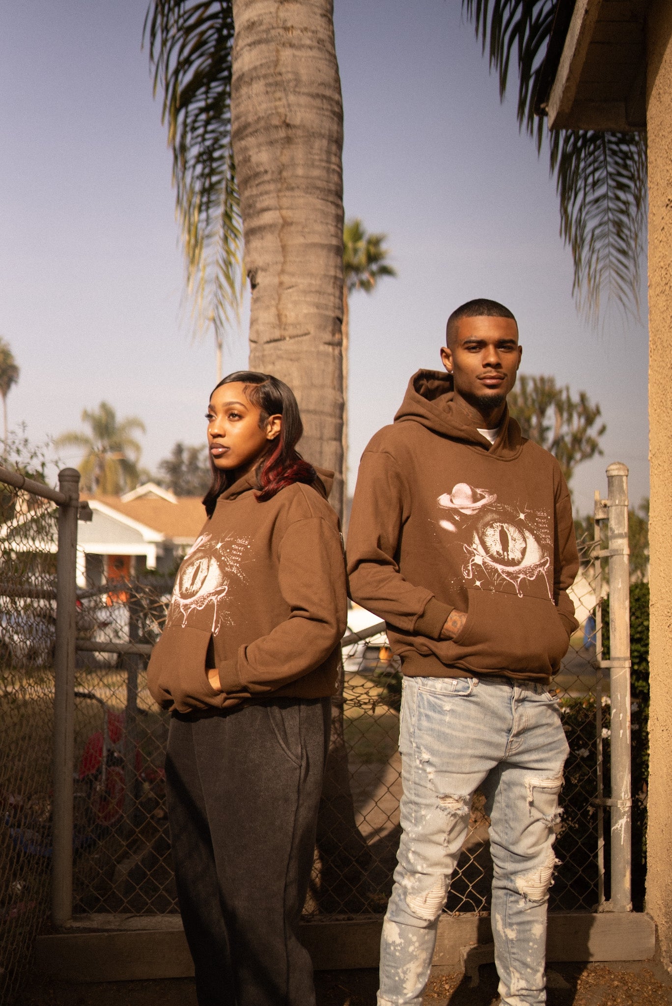 Cool Kids Cry Hoodie - Brown